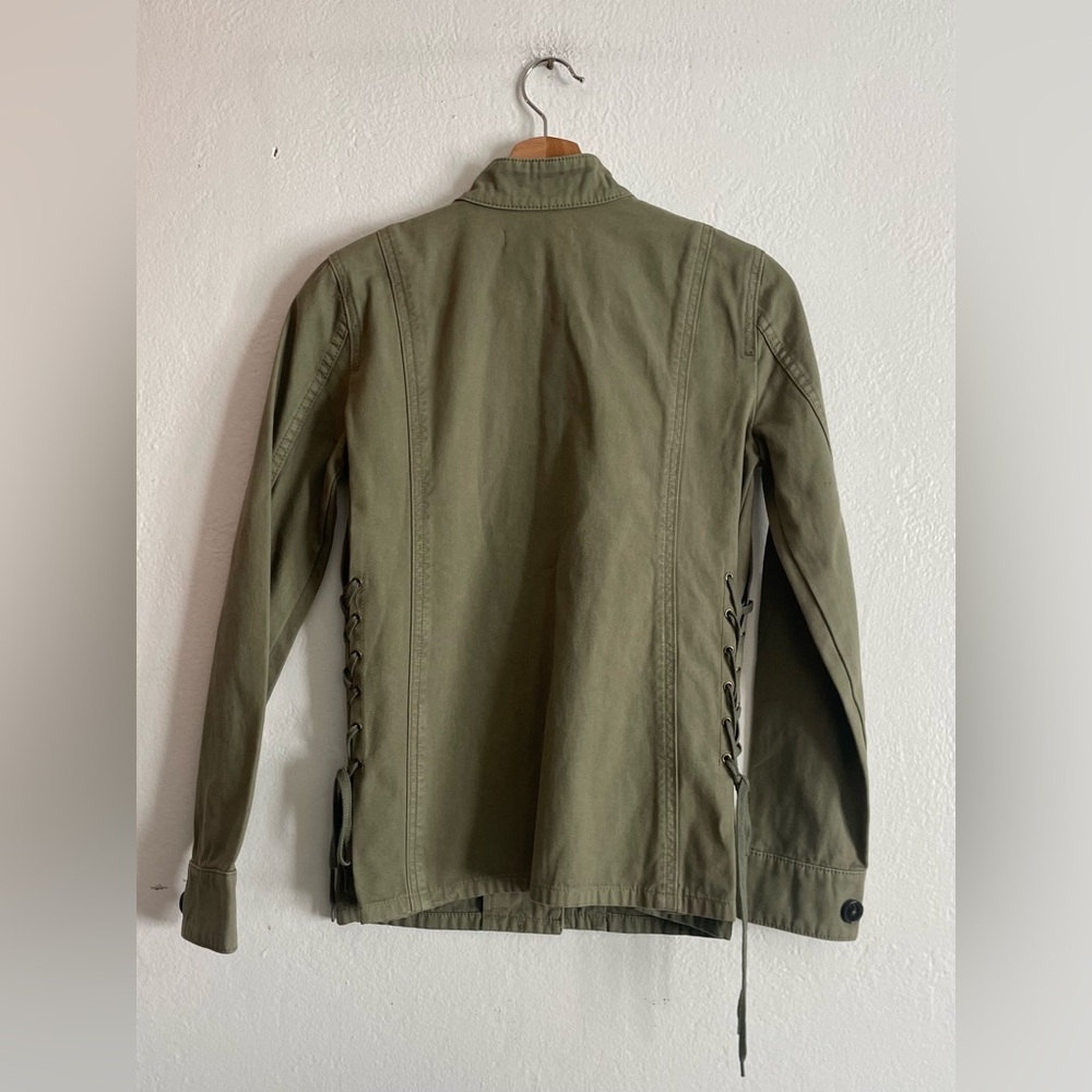 TORY BURCH Side Lace Up Field Jacket - Picture 3 of 8